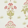 Sanderson Design Group Brands Ltd Mönstrade Tapeter|Blommiga Tapeter|William Morris & Co. Tapet - Meadow Sweet Rose/Olive