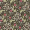 Sanderson Design Group Brands Ltd Mönstrade Tapeter|Blommiga Tapeter|William Morris & Co. Tapet - Morris Seaweed Ebony/Poppy