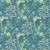 Sanderson Design Group Brands Ltd Mönstrade Tapeter|Blommiga Tapeter|William Morris & Co. Tapet - Morris Seaweed Cobalt/Thyme