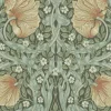 Sanderson Design Group Brands Ltd Mönstrade Tapeter|Blommiga Tapeter|William Morris & Co. Tapet - Pimpernel Bayleaf/Manilla