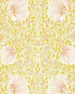 Sanderson Design Group Brands Ltd Mönstrade Tapeter|Blommiga Tapeter|William Morris & Co. Tapet - Pimpernel Sunflower/Pink