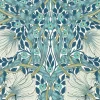 Sanderson Design Group Brands Ltd Mönstrade Tapeter|Blommiga Tapeter|William Morris & Co. Tapet - Pimpernel Cobalt/Mineral