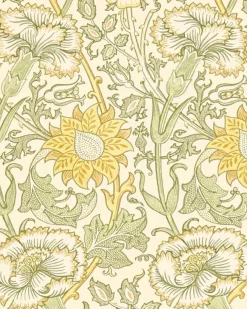 Sanderson Design Group Brands Ltd Mönstrade Tapeter|Blommiga Tapeter|William Morris & Co. Tapet - Pink & Rose cowslip/fennel