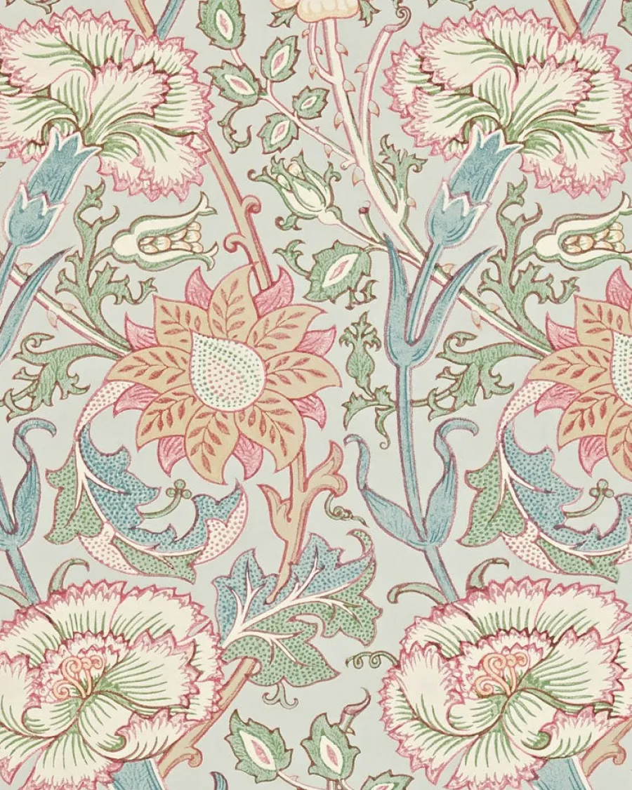 Sanderson Design Group Brands Ltd Mönstrade Tapeter|Blommiga Tapeter|William Morris & Co. Tapet - Pink & Rose eggshell/rose