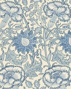 Sanderson Design Group Brands Ltd Mönstrade Tapeter|Blommiga Tapeter|William Morris & Co. Tapet - Pink & Rose indigo
