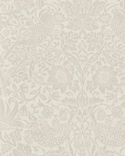 Sanderson Design Group Brands Ltd Mönstrade Tapeter|William Morris & Co - Tapeter|William Morris & Co. Tapet - Pure Strawberry Thief Ecru/Cream
