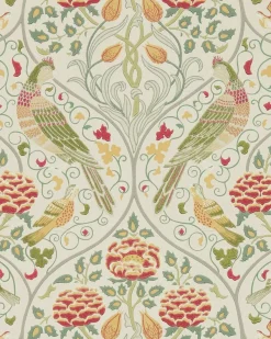 Sanderson Design Group Brands Ltd Mönstrade Tapeter|Blommiga Tapeter|William Morris & Co. Tapet - Seasons by May linen