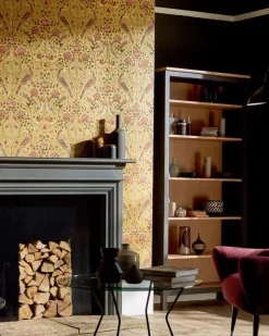 Sanderson Design Group Brands Ltd Mönstrade Tapeter|Blommiga Tapeter|William Morris & Co. Tapet - Seasons by May saffron