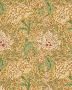Sanderson Design Group Brands Ltd Mönstrade Tapeter|Blommiga Tapeter|William Morris & Co. Tapet - Windrush gold/thyme